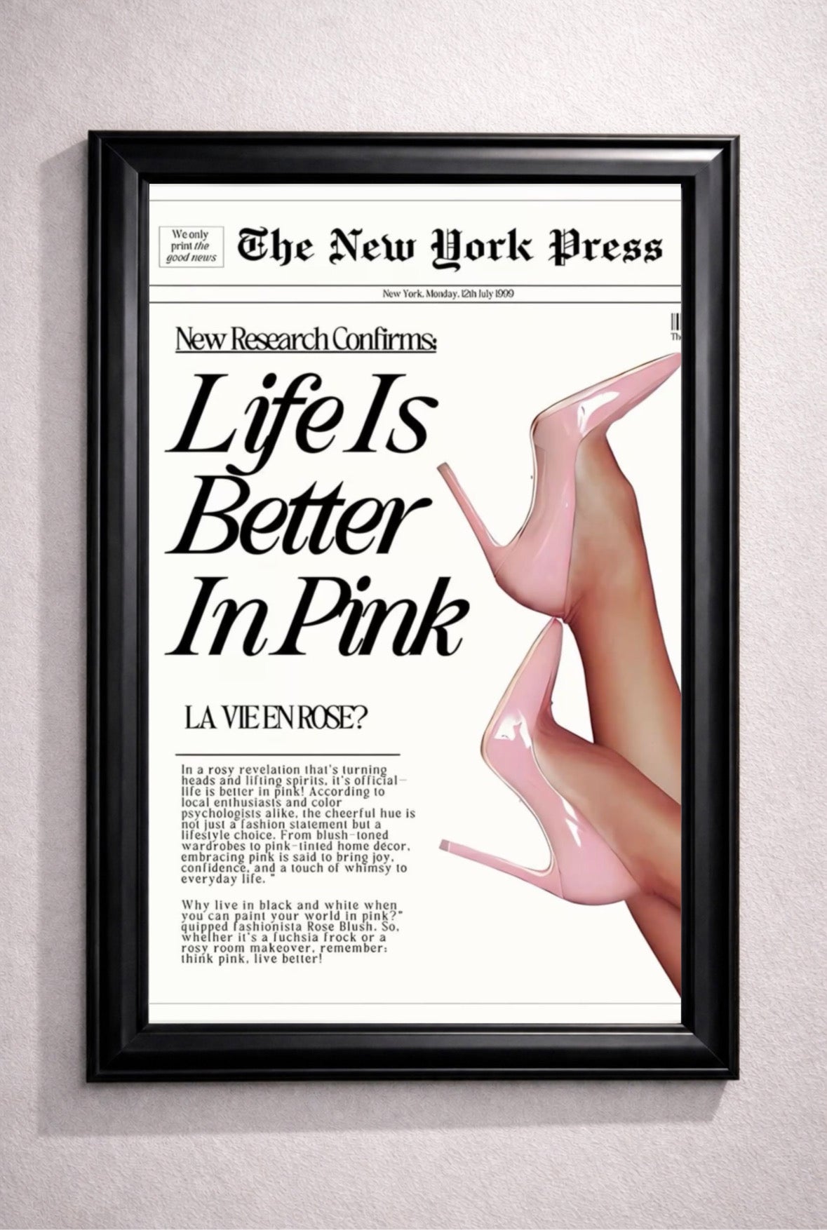Life is better in pink